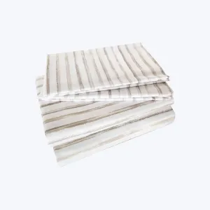 Rigato Sheets & Pillowcases, Beige