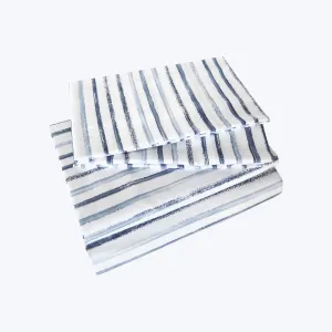 Rigato Sheets & Pillowcases, Blue