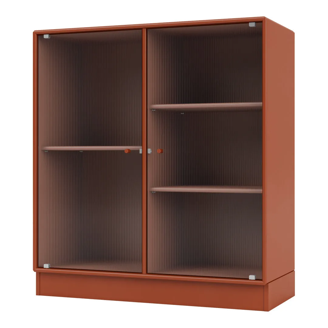 Ripple II Vitrine Cabinet -  Plinth