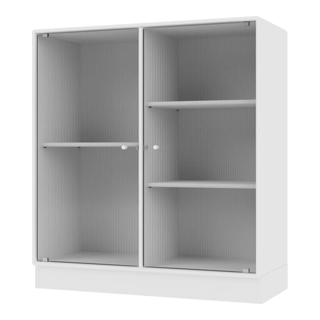 Ripple II Vitrine Cabinet -  Plinth