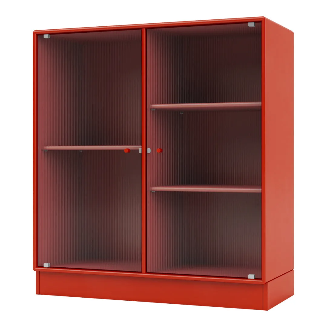 Ripple II Vitrine Cabinet -  Plinth