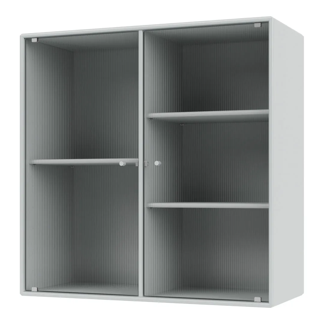 Ripple II Vitrine Cabinet -  Wall Mounted