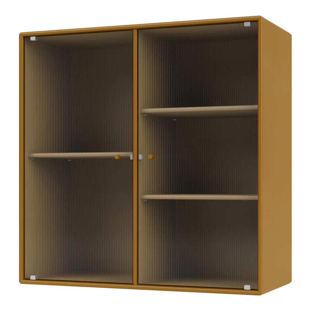 Ripple II Vitrine Cabinet -  Wall Mounted