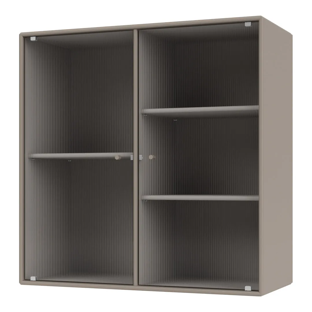 Ripple II Vitrine Cabinet -  Wall Mounted