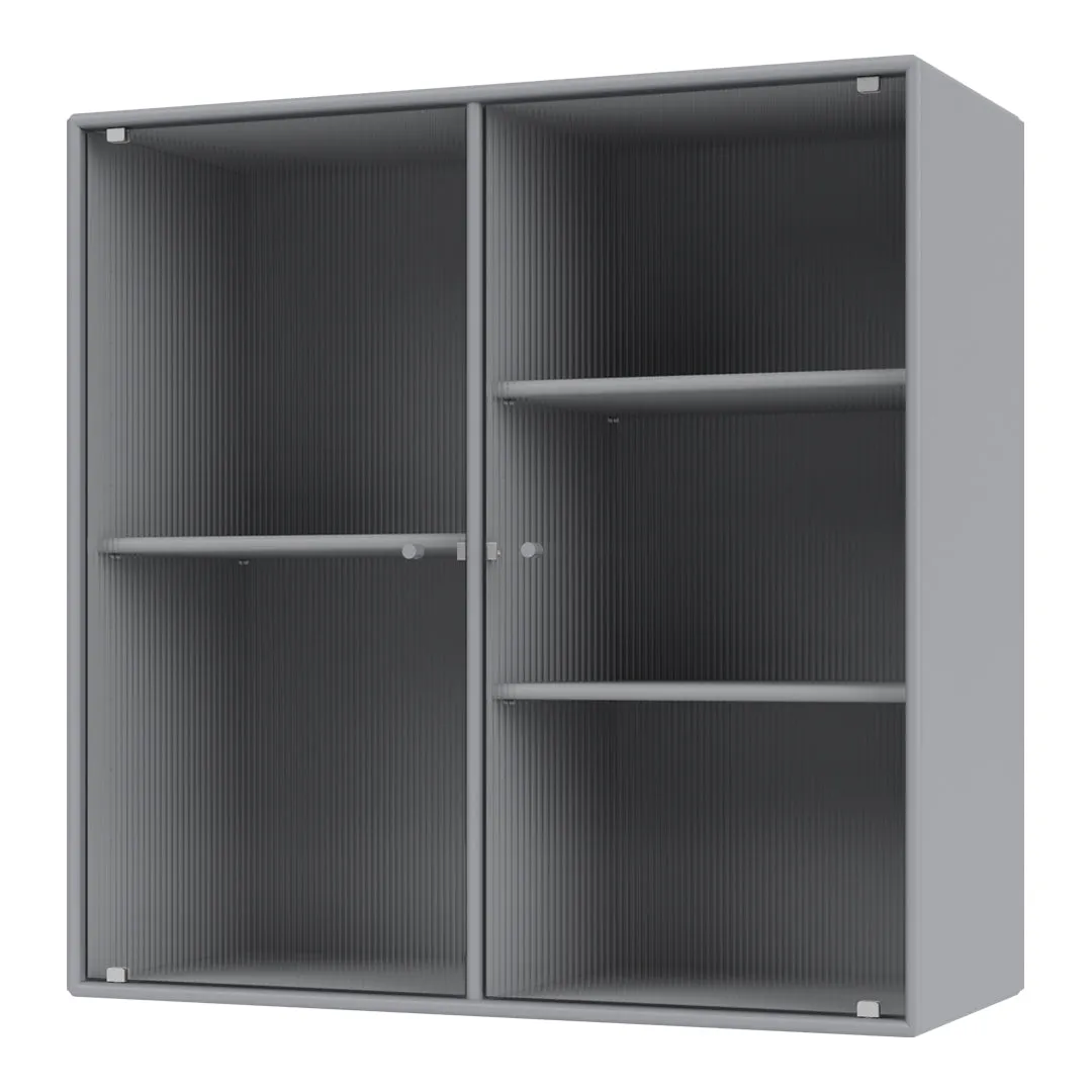 Ripple II Vitrine Cabinet -  Wall Mounted