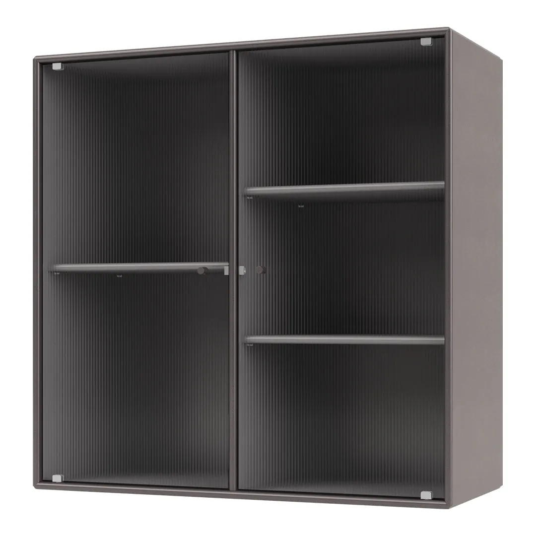 Ripple II Vitrine Cabinet -  Wall Mounted