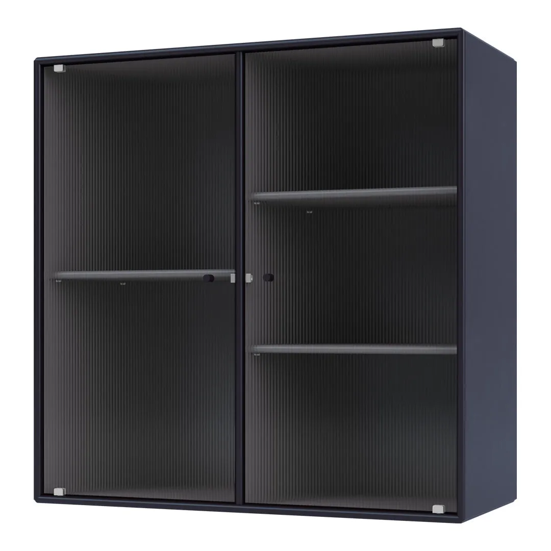 Ripple II Vitrine Cabinet -  Wall Mounted