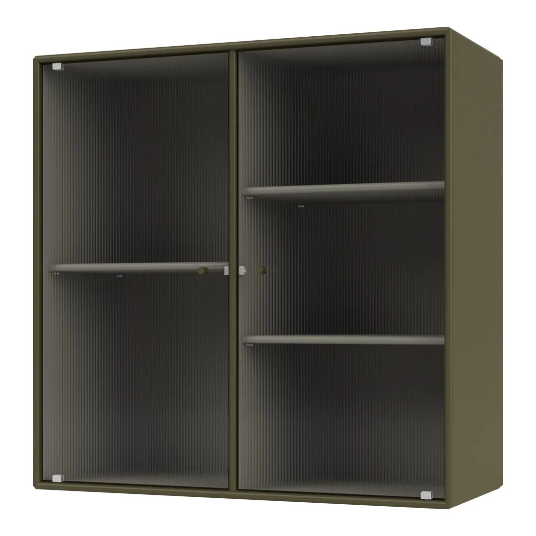 Ripple II Vitrine Cabinet -  Wall Mounted