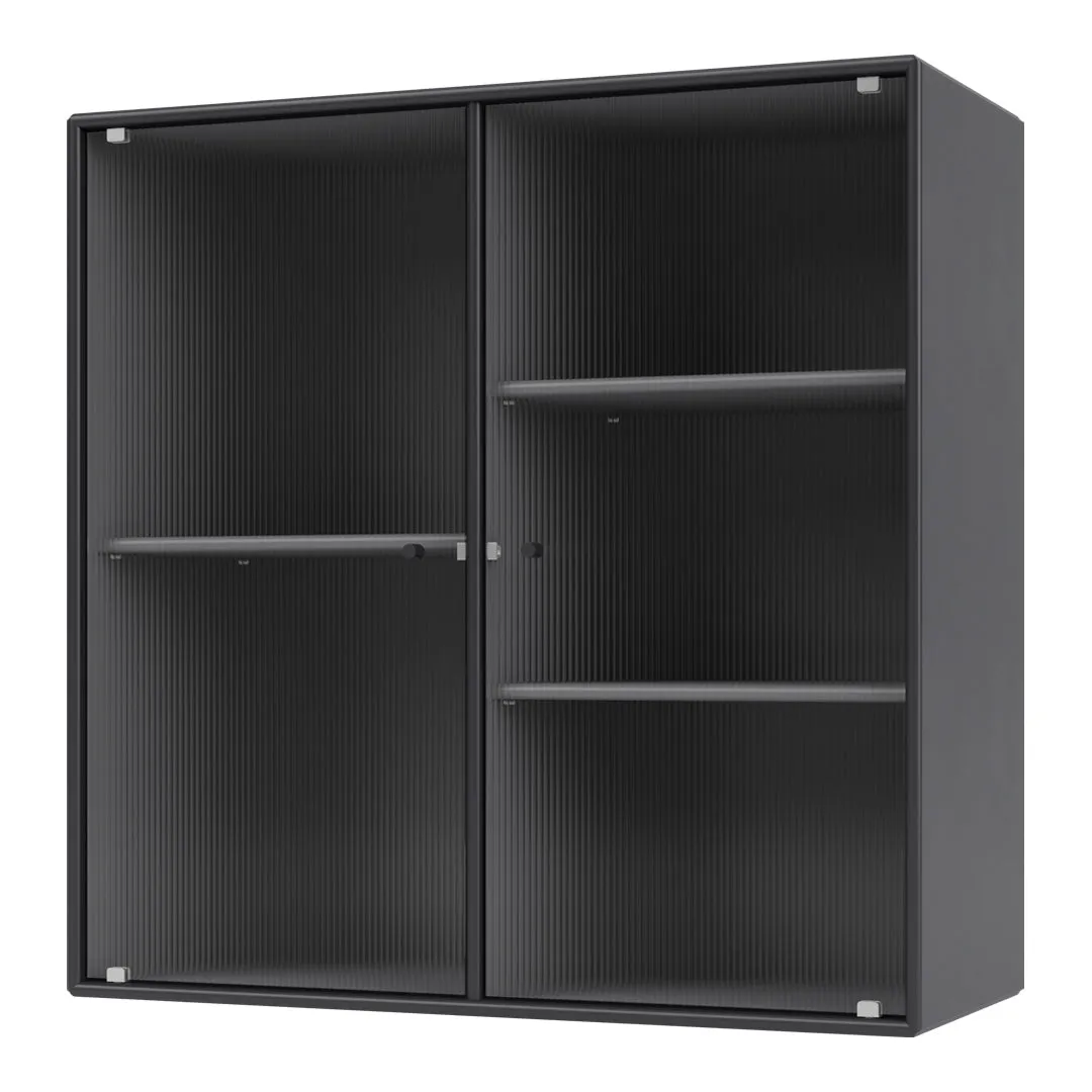 Ripple II Vitrine Cabinet -  Wall Mounted