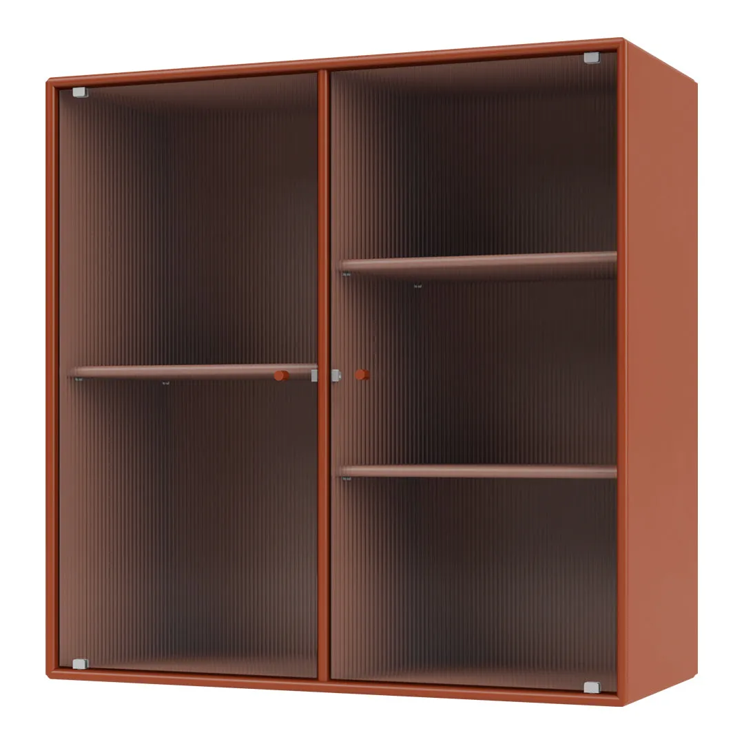 Ripple II Vitrine Cabinet -  Wall Mounted