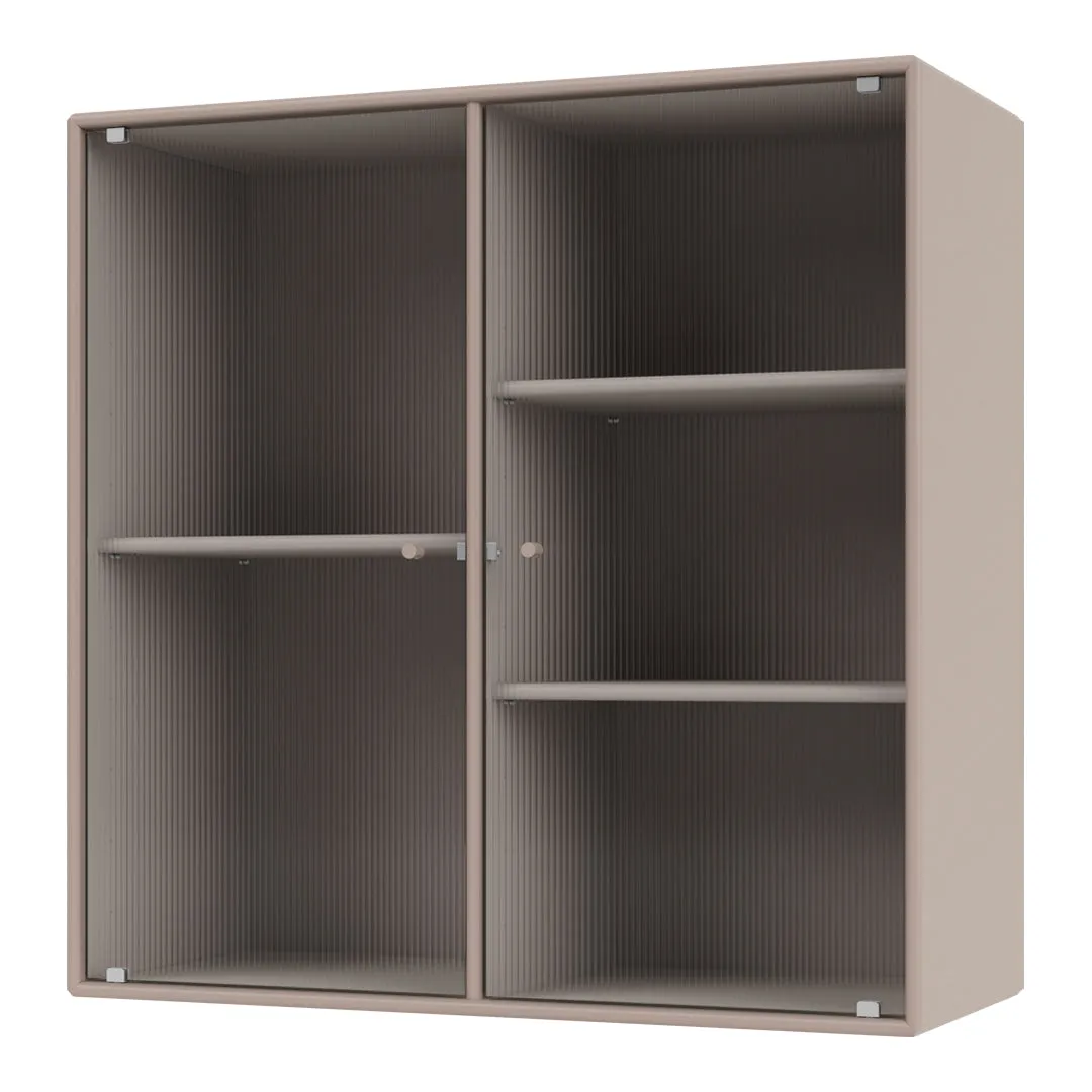 Ripple II Vitrine Cabinet -  Wall Mounted