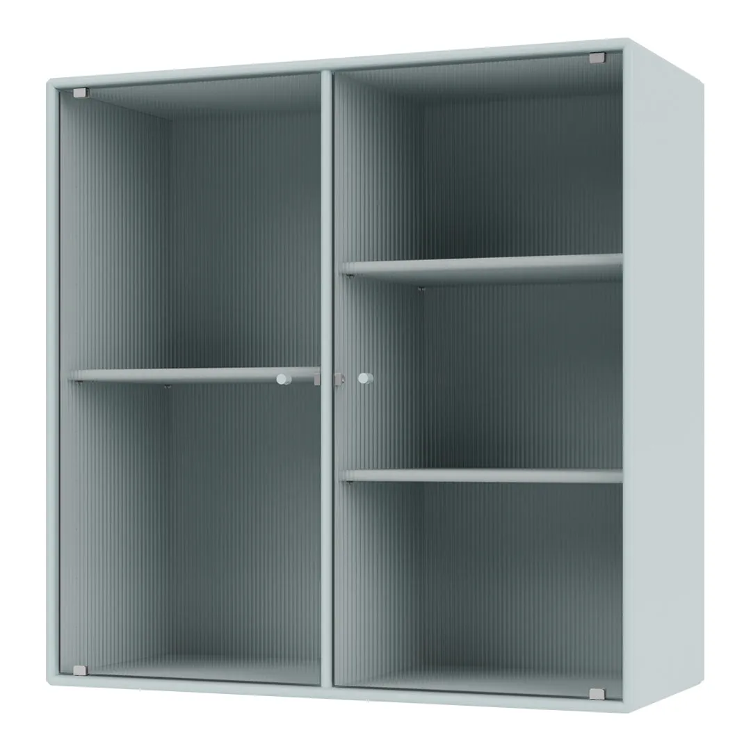 Ripple II Vitrine Cabinet -  Wall Mounted