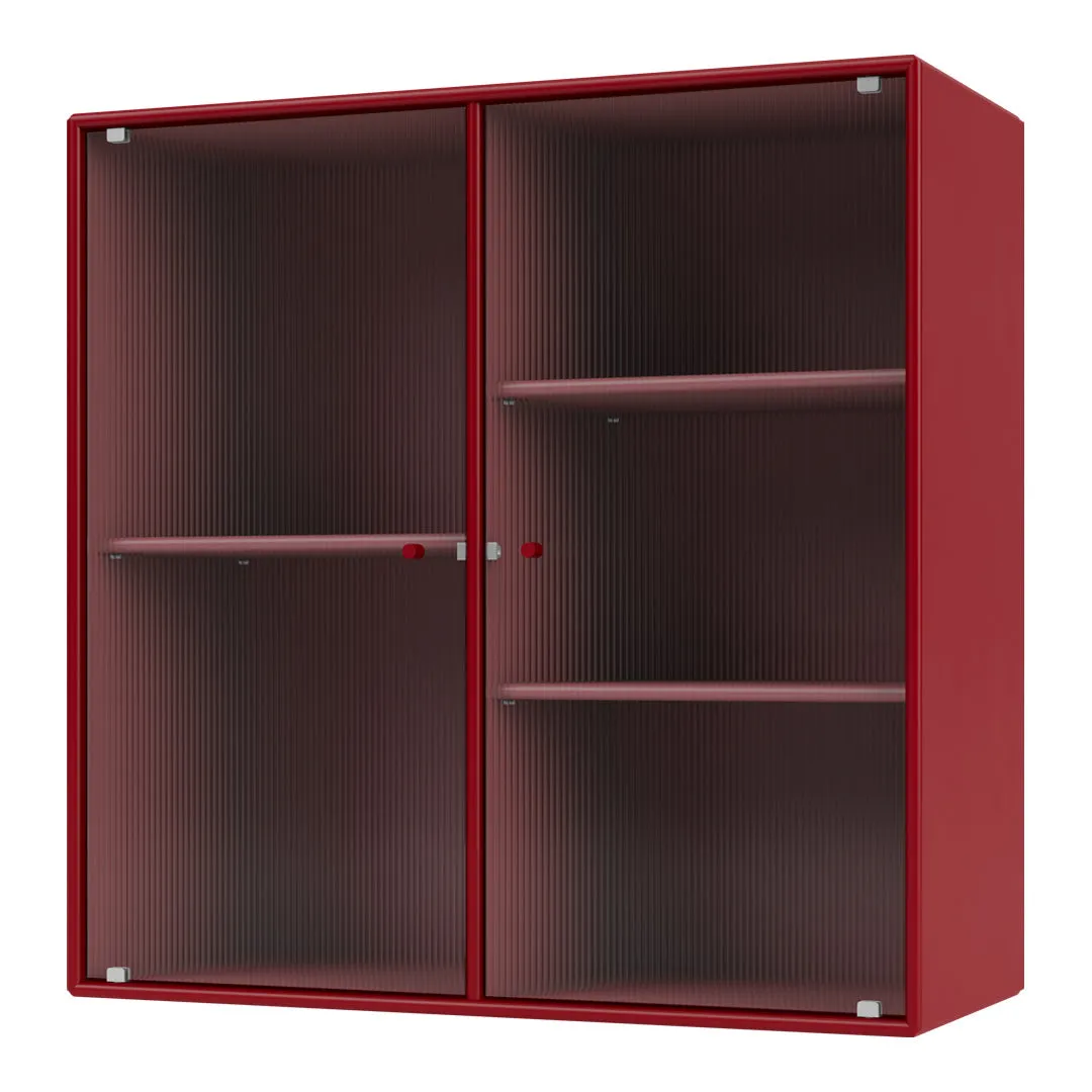 Ripple II Vitrine Cabinet -  Wall Mounted