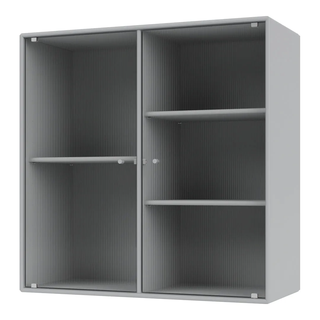 Ripple II Vitrine Cabinet -  Wall Mounted