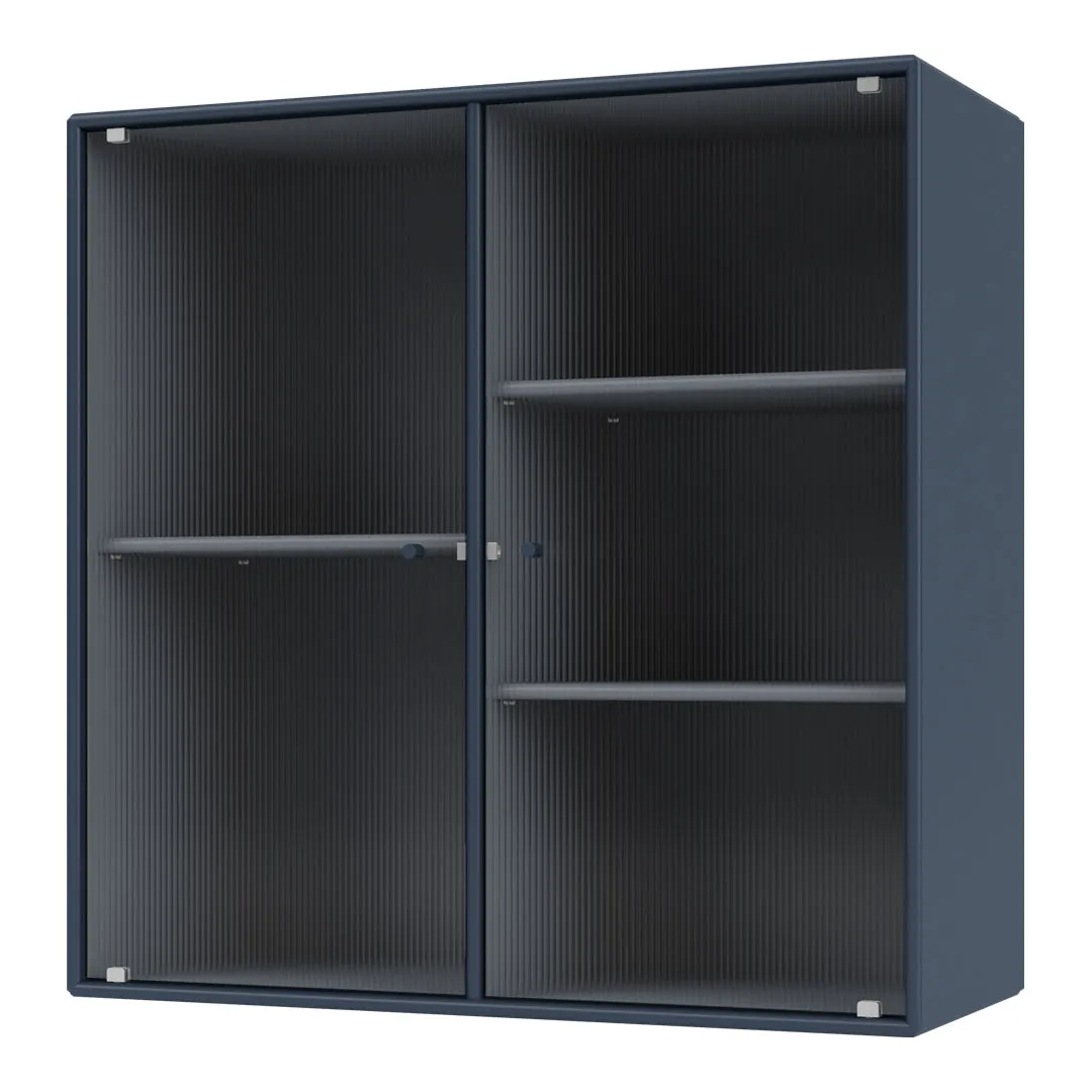 Ripple II Vitrine Cabinet -  Wall Mounted