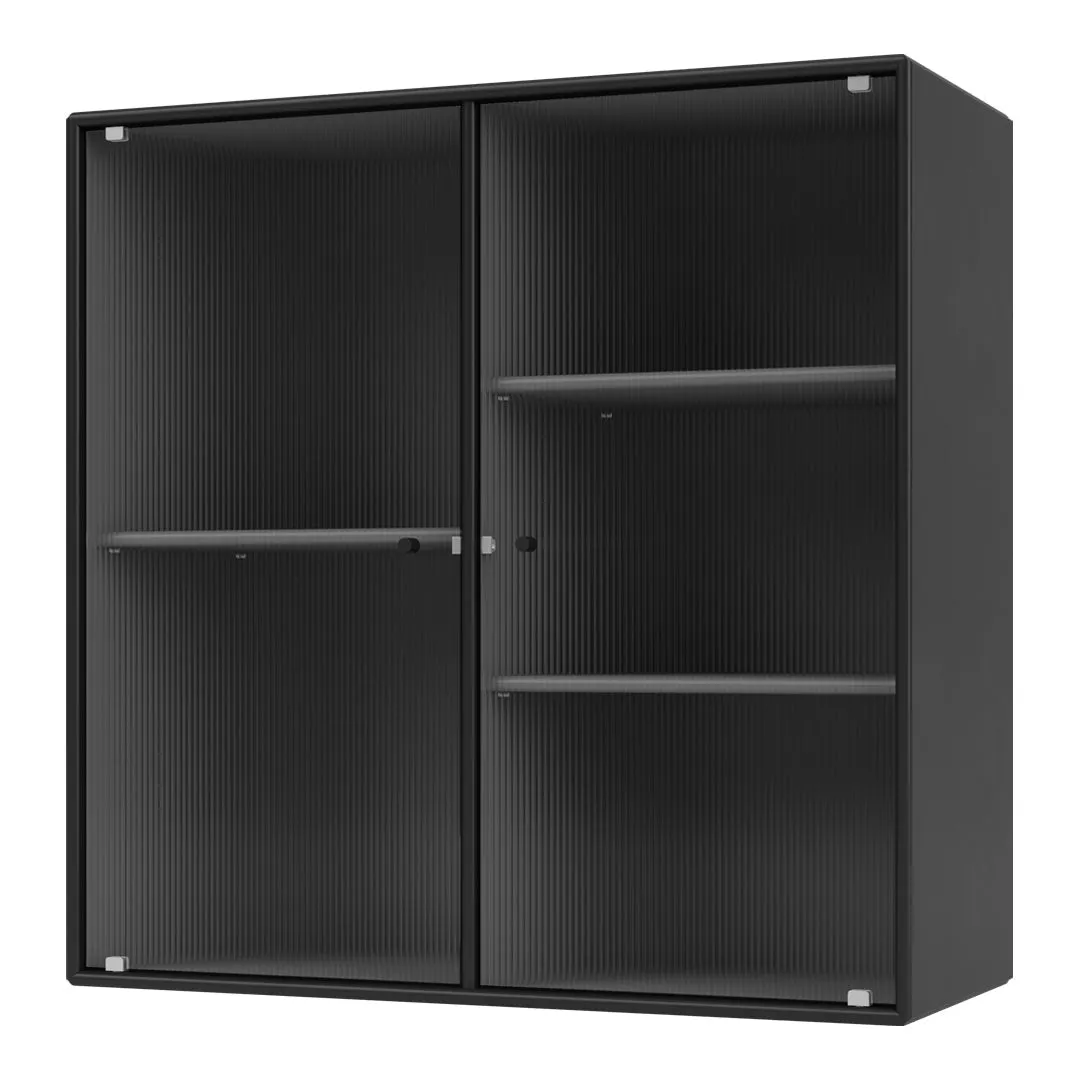 Ripple II Vitrine Cabinet -  Wall Mounted