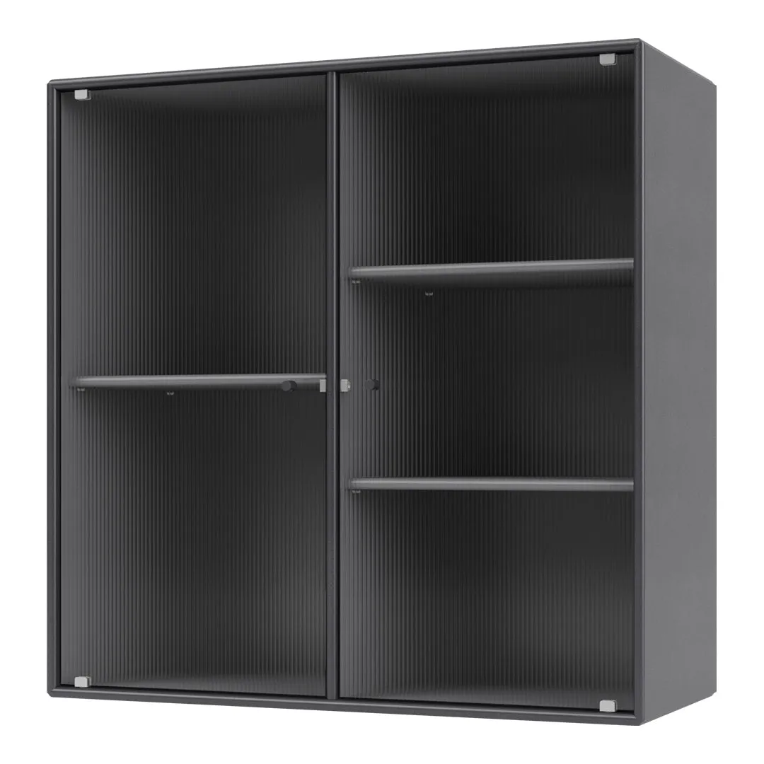 Ripple II Vitrine Cabinet -  Wall Mounted