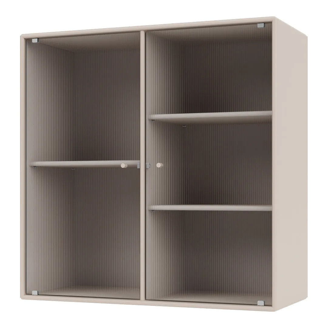 Ripple II Vitrine Cabinet -  Wall Mounted