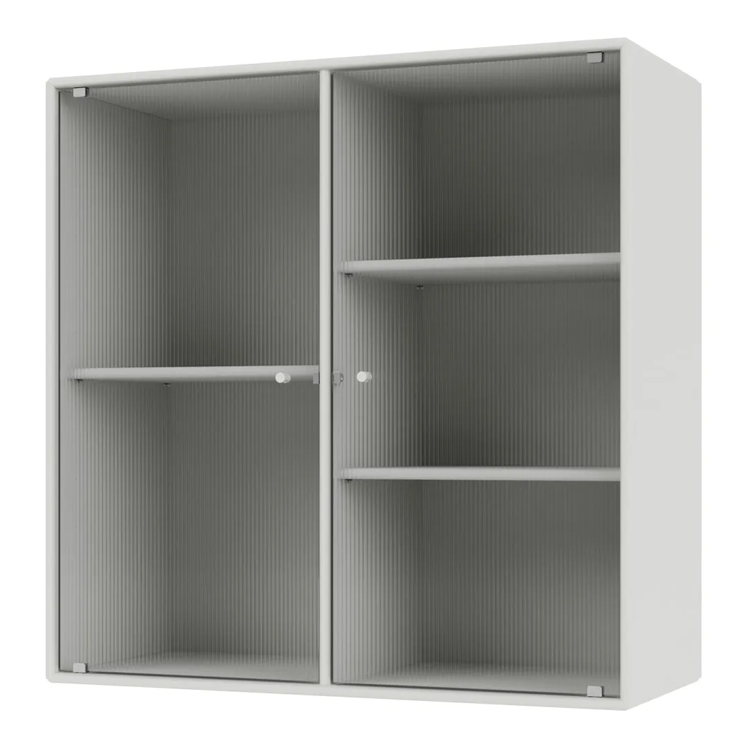 Ripple II Vitrine Cabinet -  Wall Mounted