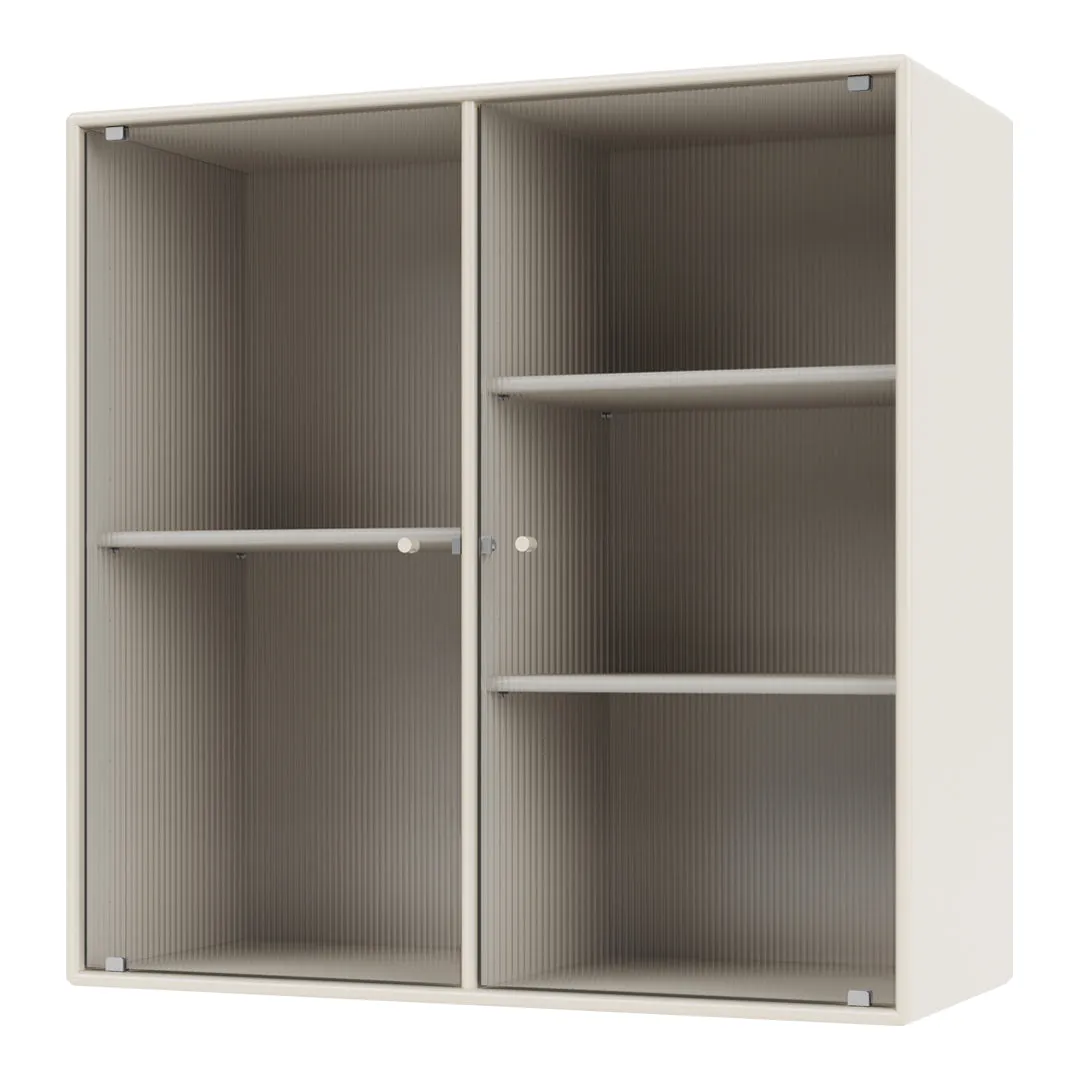 Ripple II Vitrine Cabinet -  Wall Mounted
