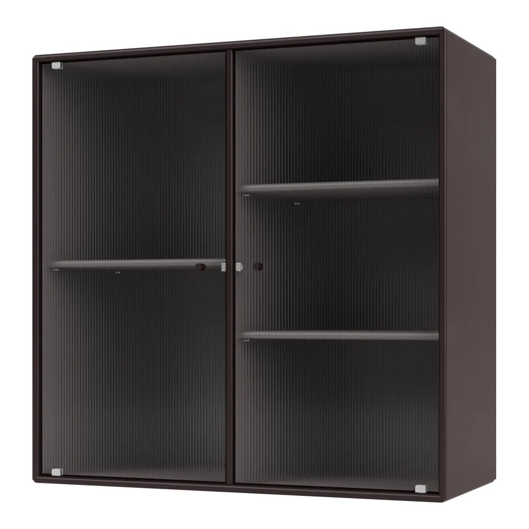 Ripple II Vitrine Cabinet -  Wall Mounted