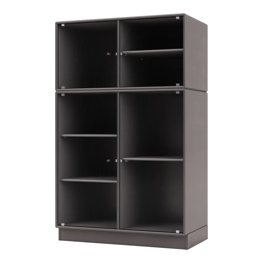 Ripple III Vitrine Cabinet -  Plinth