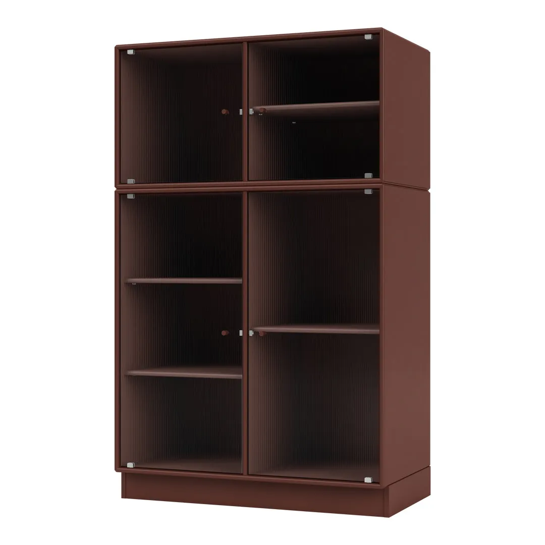 Ripple III Vitrine Cabinet -  Plinth