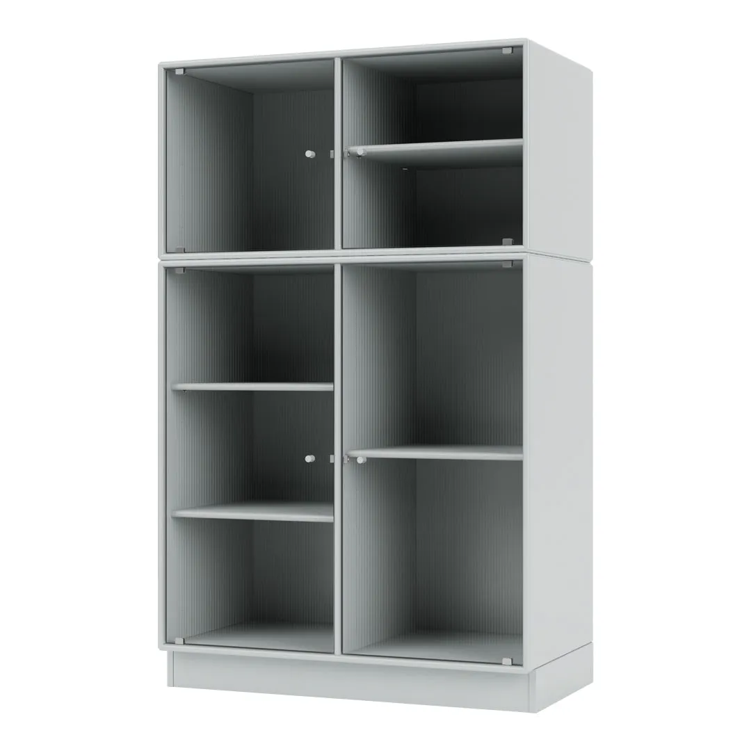 Ripple III Vitrine Cabinet -  Plinth