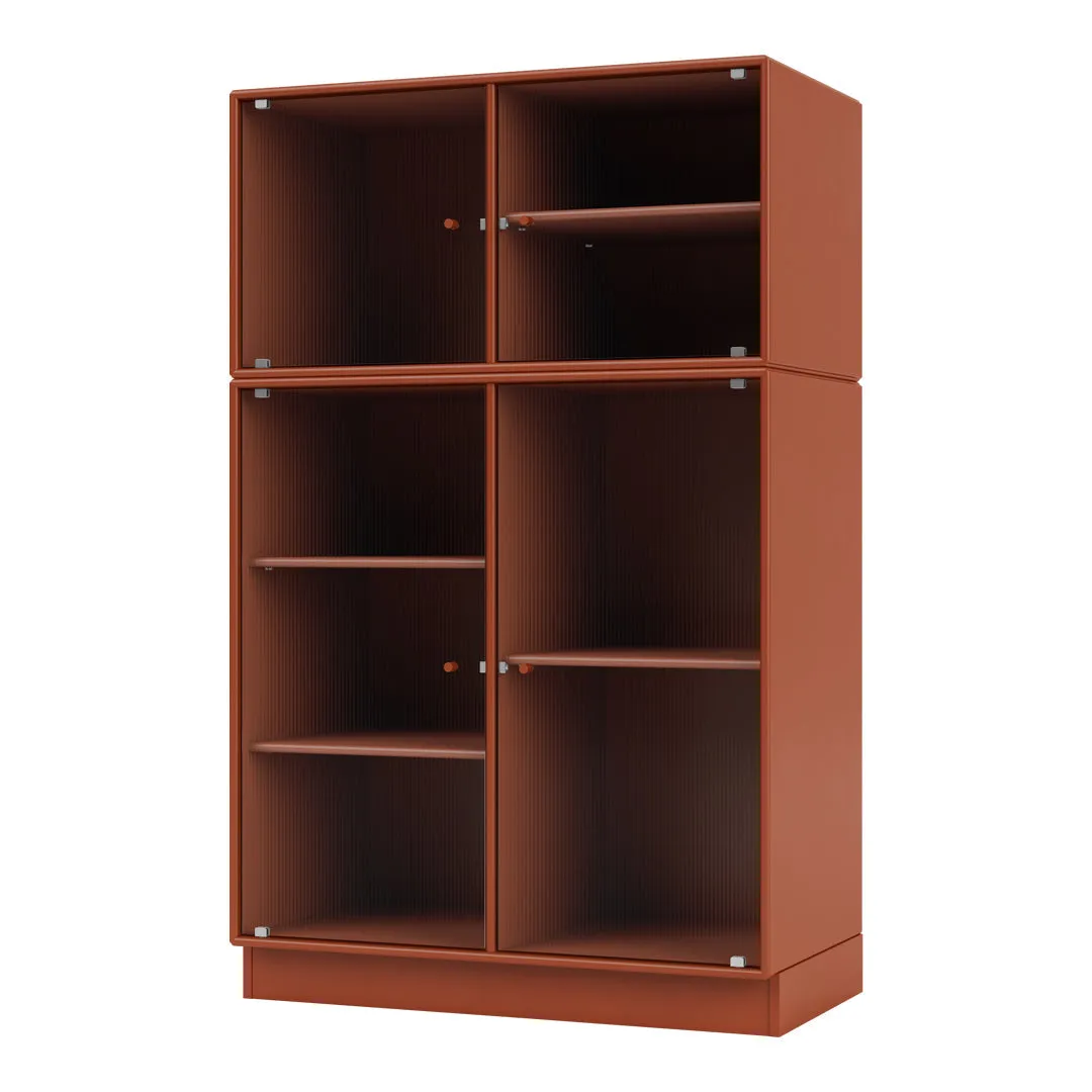 Ripple III Vitrine Cabinet -  Plinth
