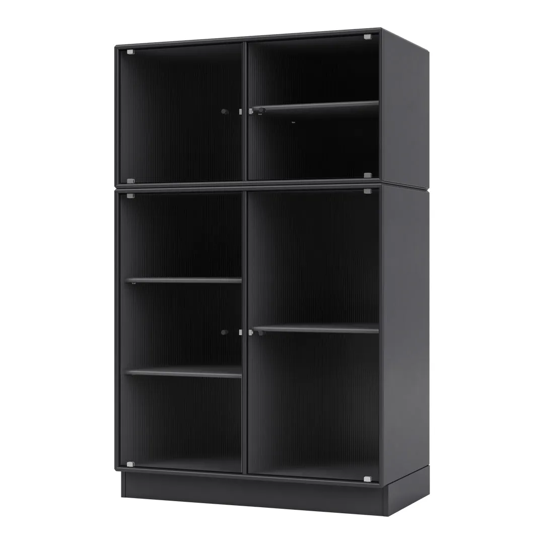 Ripple III Vitrine Cabinet -  Plinth