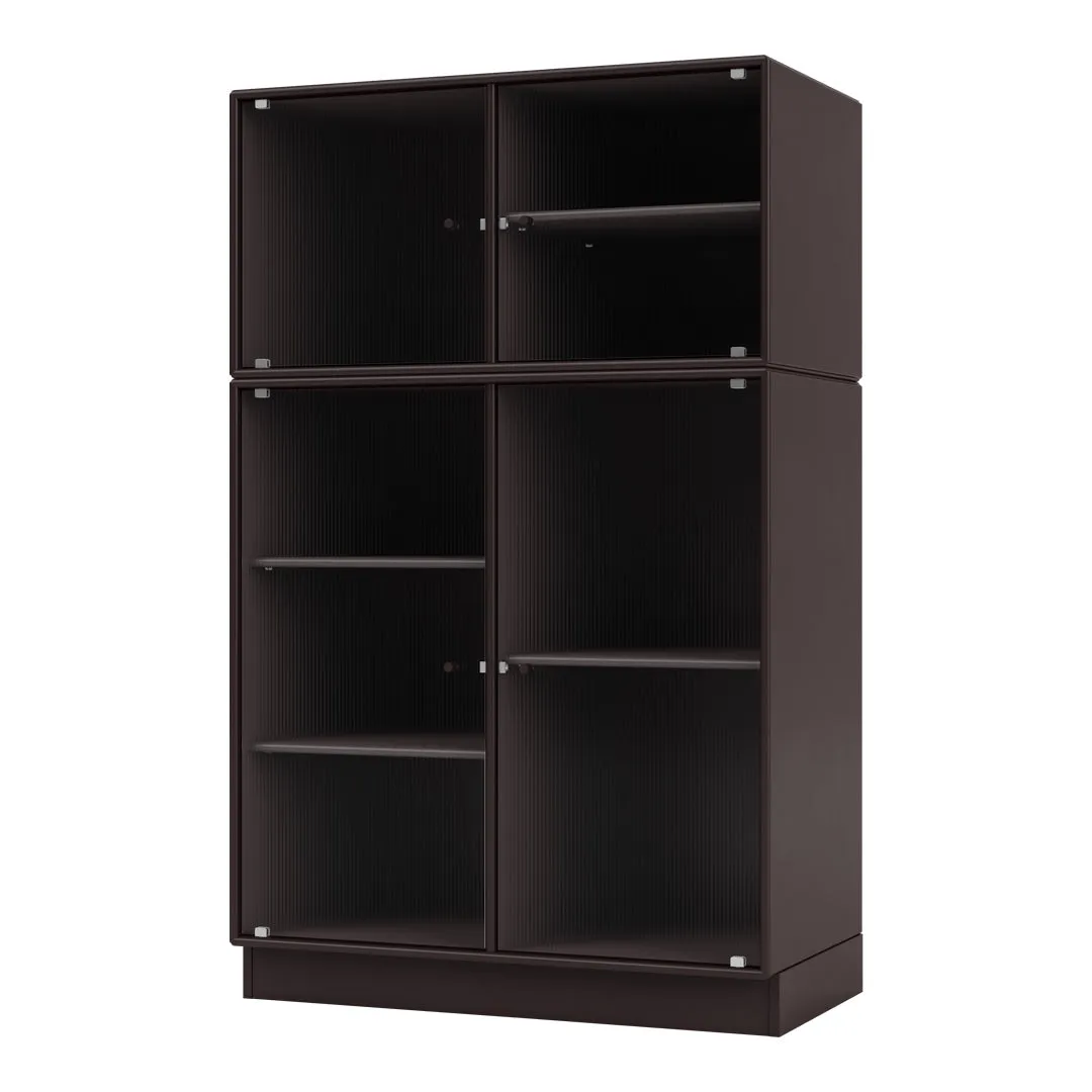 Ripple III Vitrine Cabinet -  Plinth