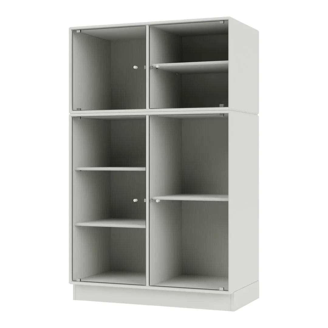 Ripple III Vitrine Cabinet -  Plinth