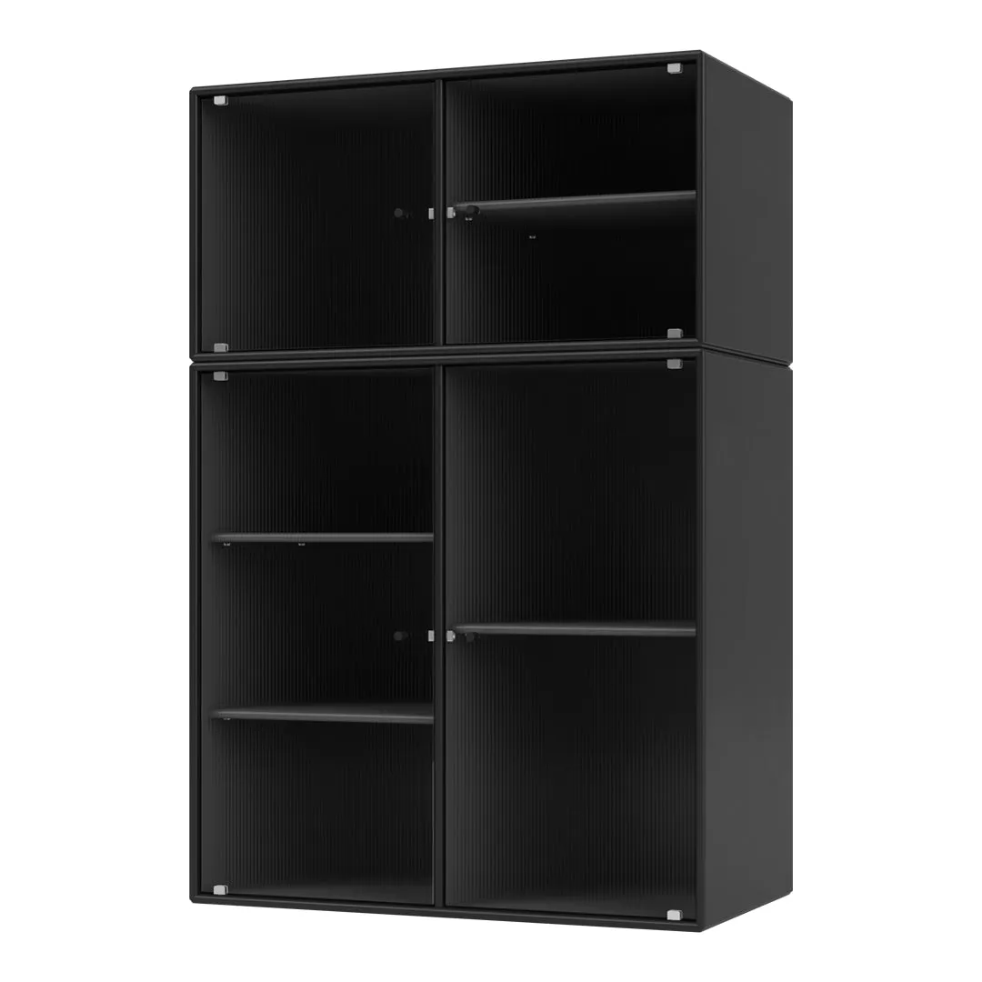 Ripple III Vitrine Cabinet -  Wall Mounted