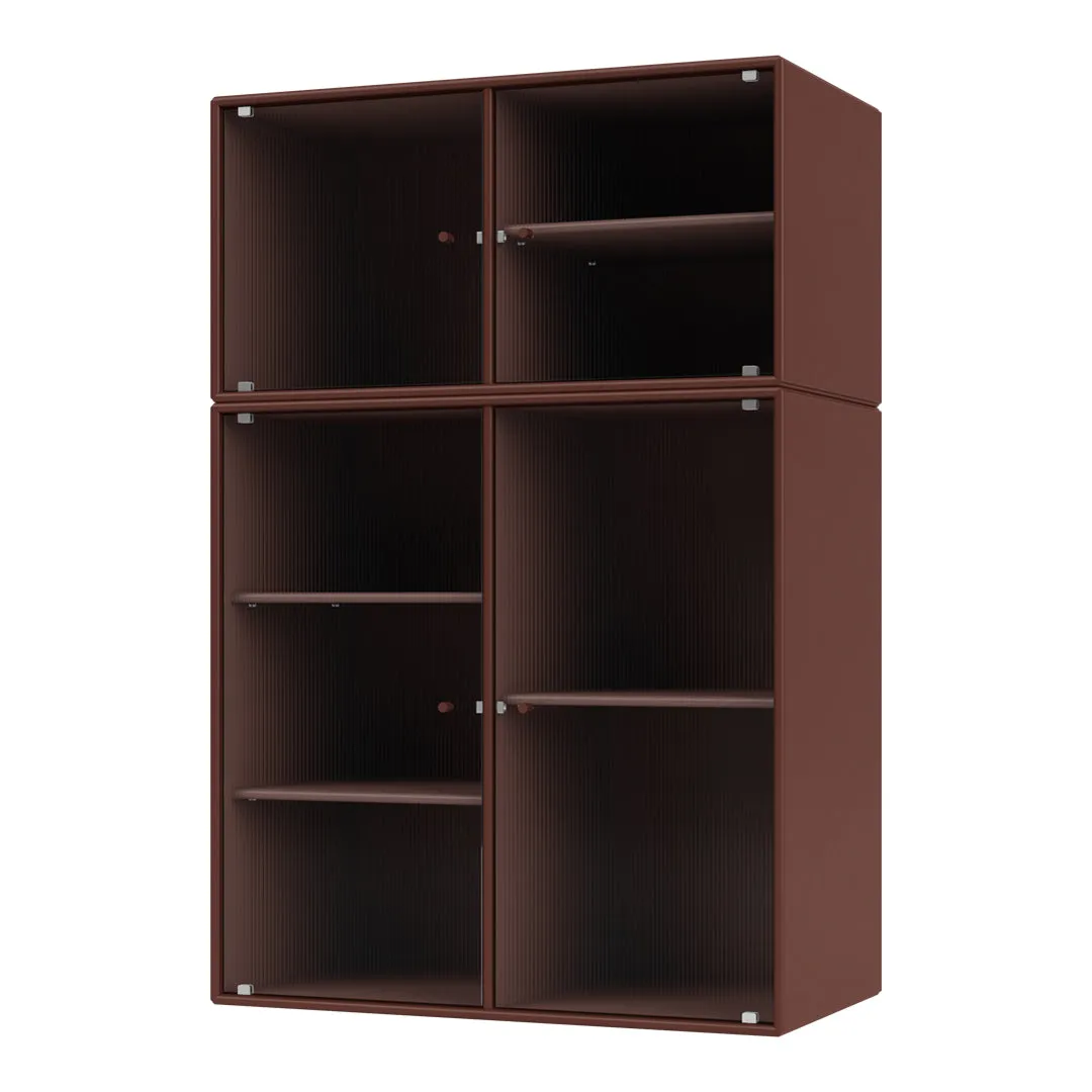 Ripple III Vitrine Cabinet -  Wall Mounted