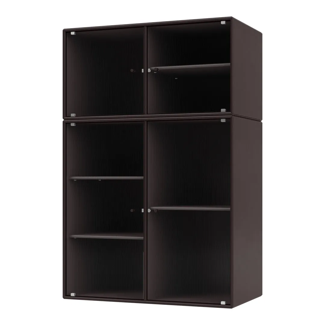 Ripple III Vitrine Cabinet -  Wall Mounted