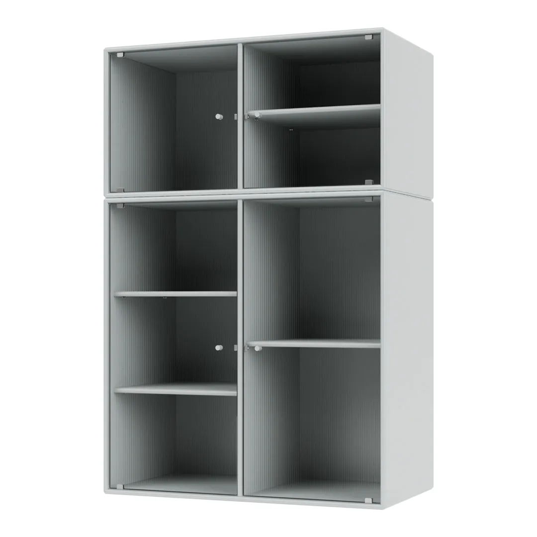 Ripple III Vitrine Cabinet -  Wall Mounted