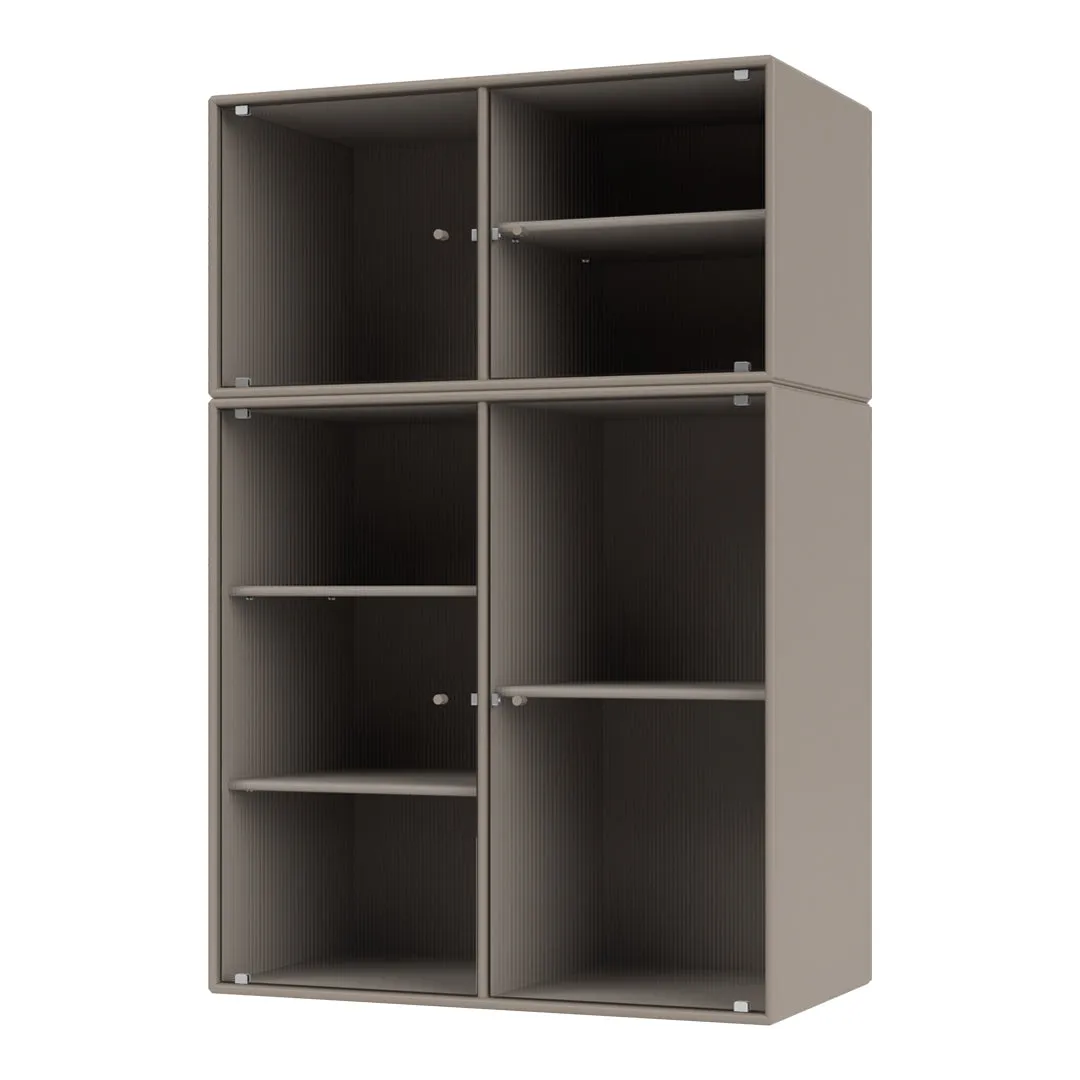Ripple III Vitrine Cabinet -  Wall Mounted