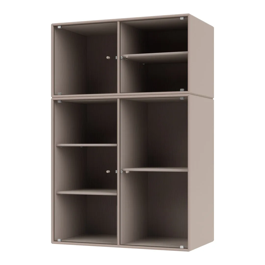 Ripple III Vitrine Cabinet -  Wall Mounted