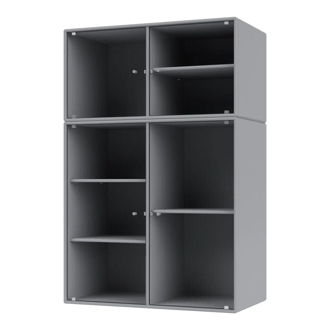 Ripple III Vitrine Cabinet -  Wall Mounted