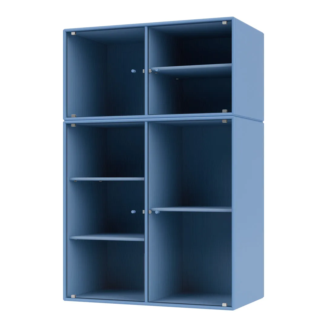 Ripple III Vitrine Cabinet -  Wall Mounted