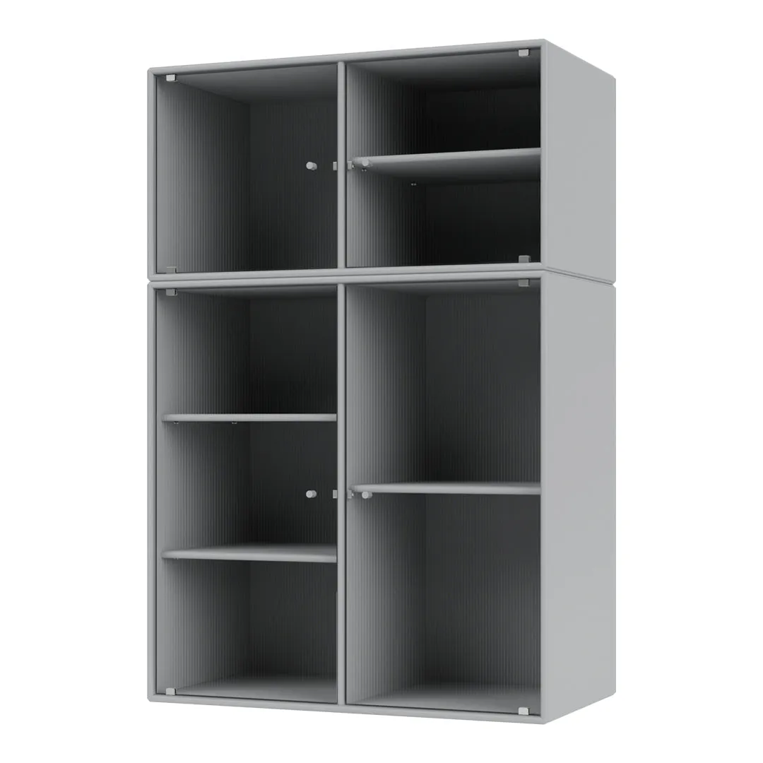 Ripple III Vitrine Cabinet -  Wall Mounted