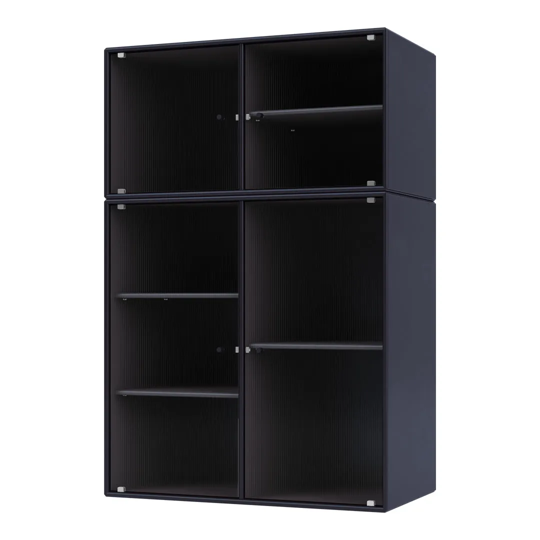 Ripple III Vitrine Cabinet -  Wall Mounted