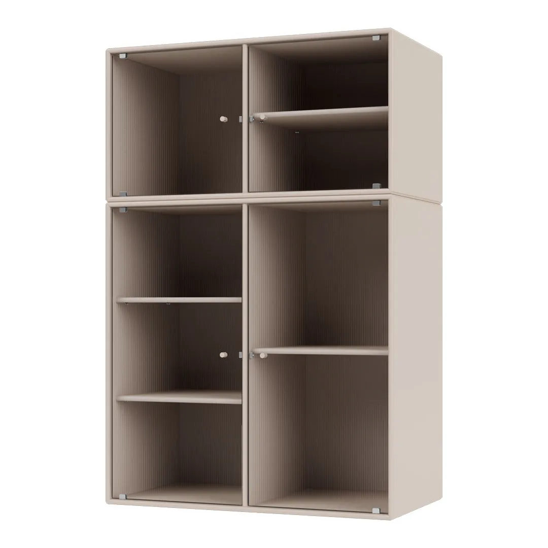 Ripple III Vitrine Cabinet -  Wall Mounted