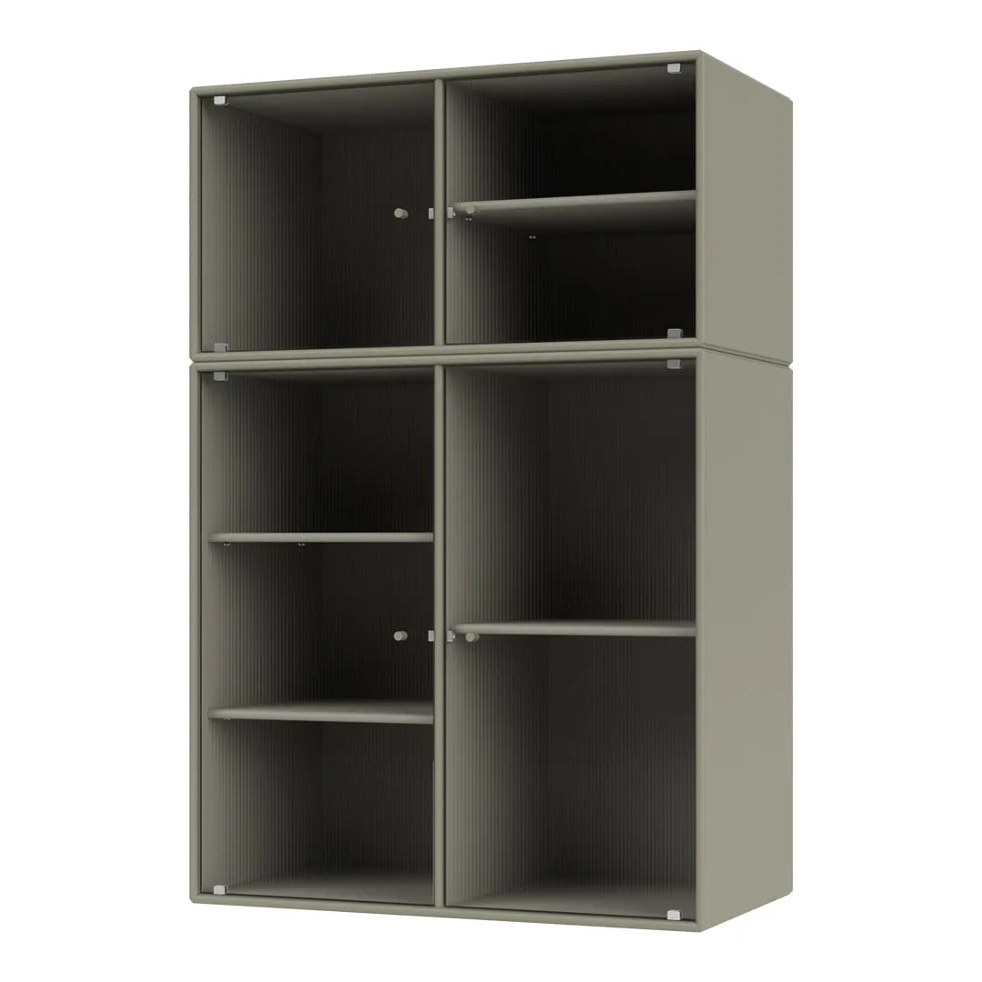 Ripple III Vitrine Cabinet -  Wall Mounted