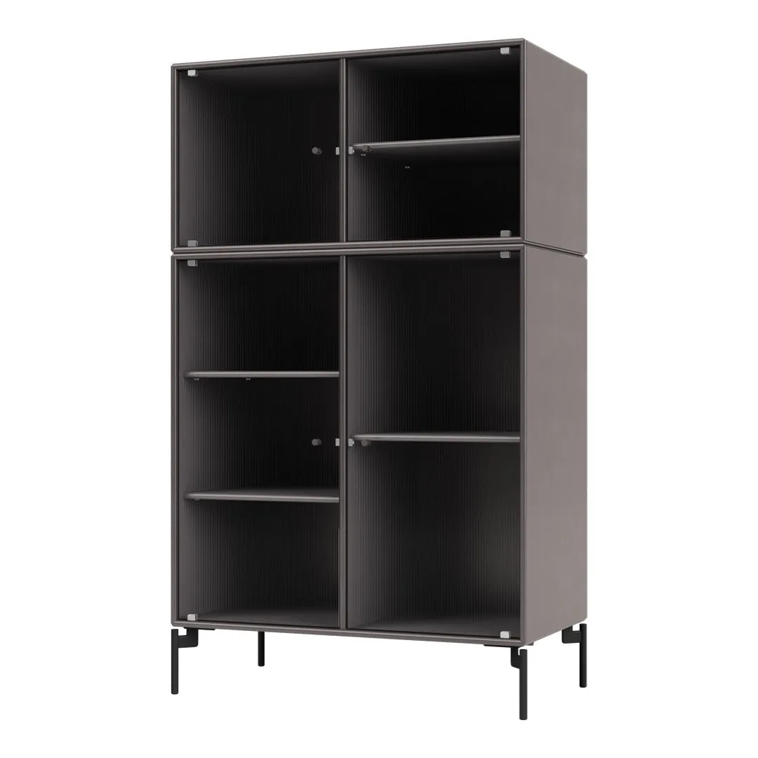 Ripple III Vitrine Cabinet -  With Legs