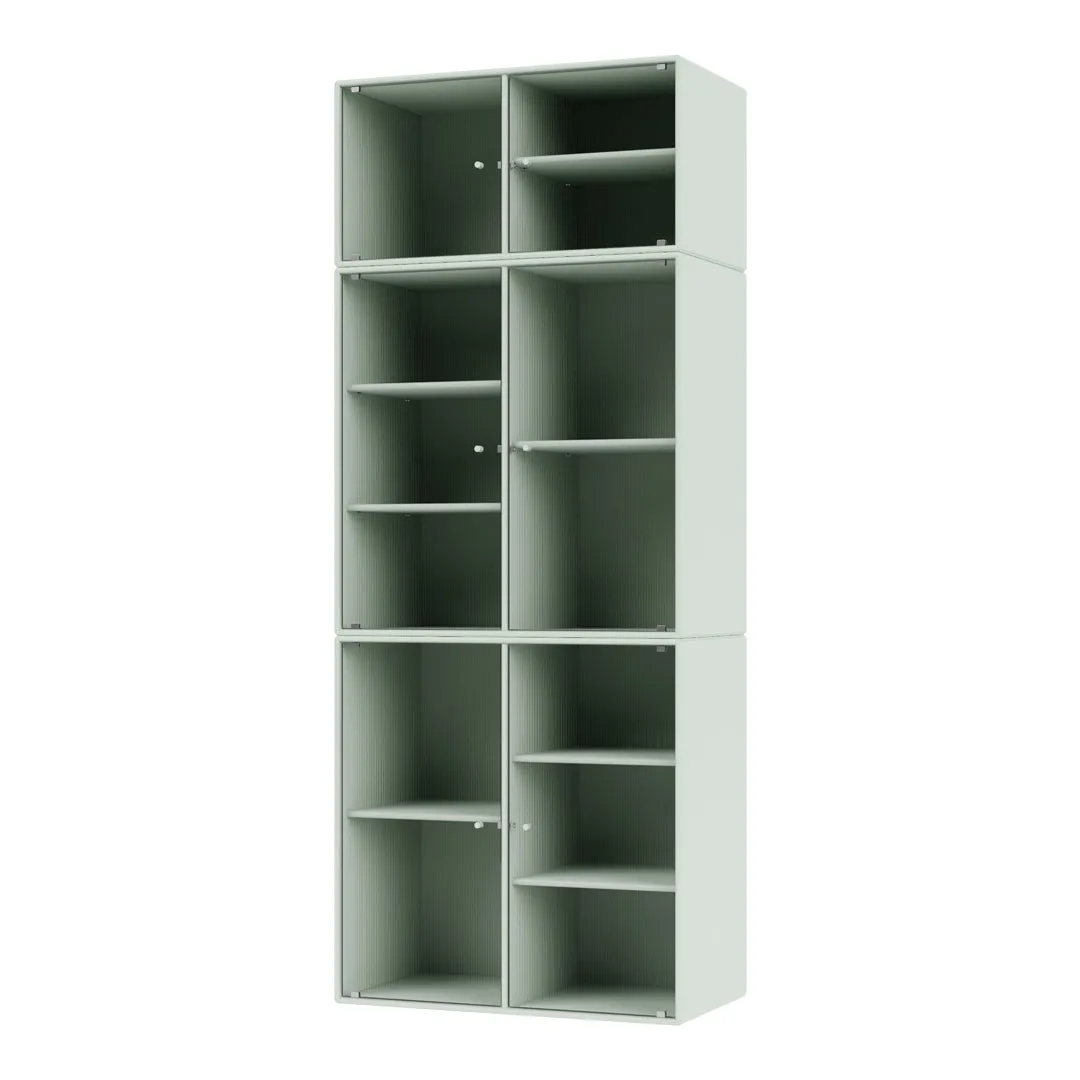 Ripple IV Vitrine Cabinet -  Wall Mounted