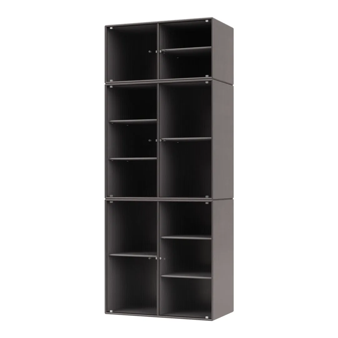 Ripple IV Vitrine Cabinet -  Wall Mounted
