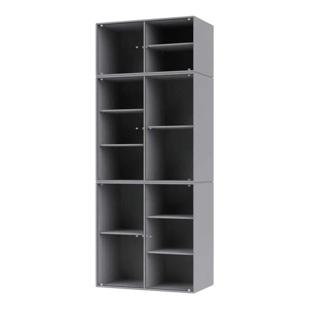 Ripple IV Vitrine Cabinet -  Wall Mounted