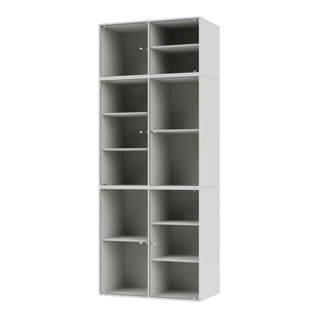 Ripple IV Vitrine Cabinet -  Wall Mounted