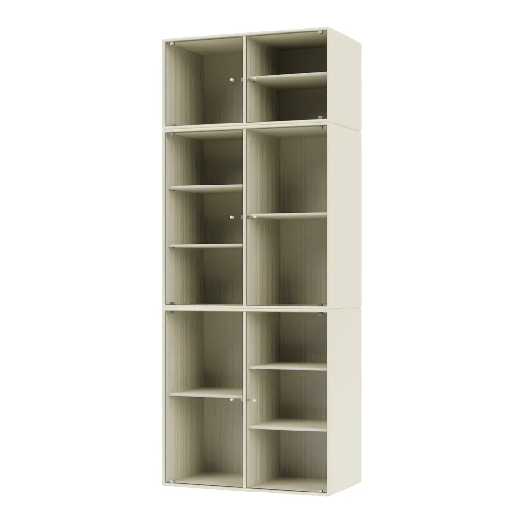 Ripple IV Vitrine Cabinet -  Wall Mounted